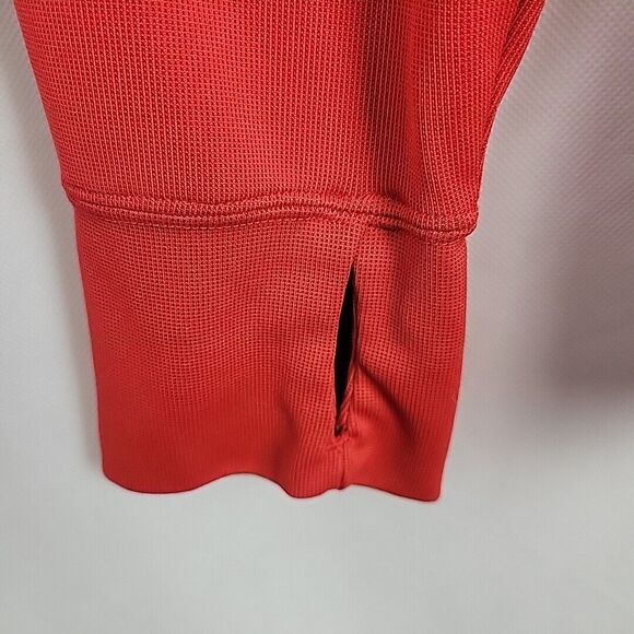 Greenlayer Sports Base Layer Mens 2XL Red Bamboo Blend 1/4 Zip Performance Shirt - Picture 8 of 12